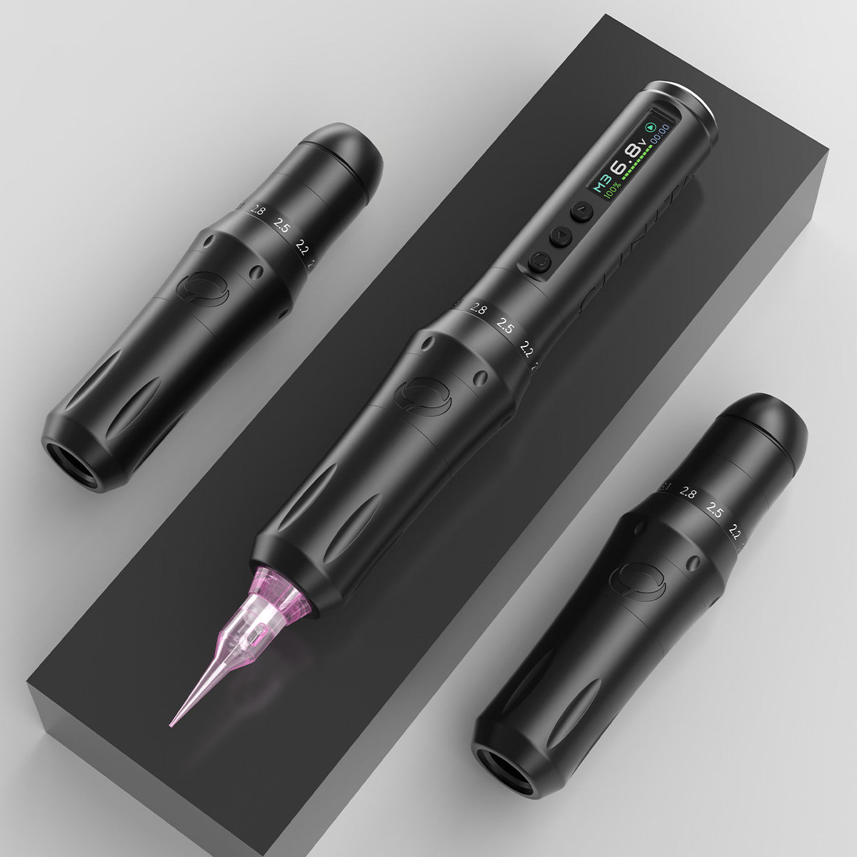 Professionele PMU pen machine van Clinita – lichtgewicht aluminium design voor precieze dermopigmentatie